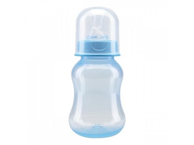 Бутылочка Курносики для кормления с силиконовой соской молочной, 125 мл 1-00383891_3