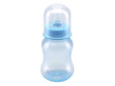 Бутылочка Курносики для кормления с силиконовой соской молочной, 125 мл 1-00383891_5