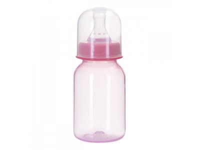 Бутылочка Курносики полипропиленовая цветная, с силиконовой соской, 125 мл 1-00170927_4