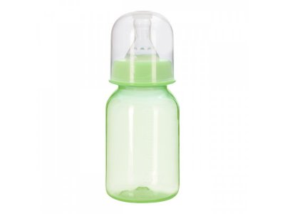 Бутылочка Курносики полипропиленовая цветная, с силиконовой соской, 125 мл 1-00170927_10