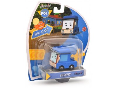 Игрушка Silverlit Robocar Poli, Бэнни металлическая машинка 6 см 1-00215942_3