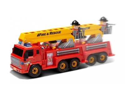 Набор игровой Daesung Toys Пожарная машина с двумя фигурками 1-00071588_5