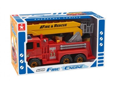 Набор игровой Daesung Toys Пожарная машина с двумя фигурками 1-00071588_6