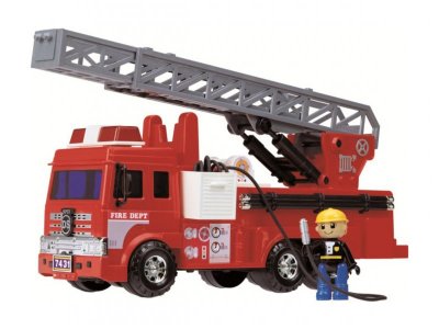 Набор игровой Daesung Toys Пожарная машина со шлангом и фигуркой 1-00071608_1