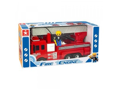 Набор игровой Daesung Toys Пожарная машина со шлангом и фигуркой 1-00071608_6