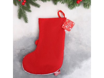 Носок для подарков Зимнее волшебство Снегопад Дед Мороз 1-00384569_2