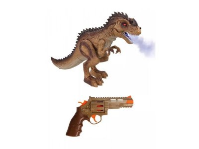 Набор игровой Crossbot Битва с тираннозавром, пистолет с ИК-лучом, 3 режима поражения 1-00385348_1