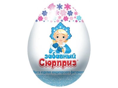 Яйцо с игрушкой Сладкая Сказка Забавный сюрприз новогодний, 20 г 1-00385361_4