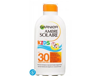 УЦЕНКА! Молочко Garnier Amber Soler Kids увлажняющее солнцезащитное для детей SPF 30 200 мл 1-00339252_2