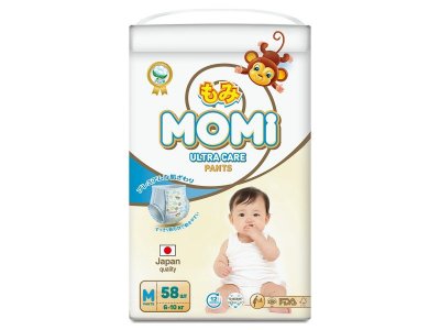 Подгузники-трусики Momi Ultra Care M (6-10 кг) 58 шт. 1-00385542_3