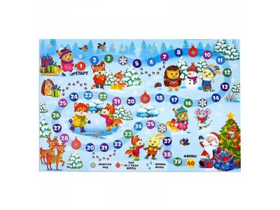 Игра настольная-бродилка Лас Играс Kids В поисках Деда Мороза 1-00384842_2