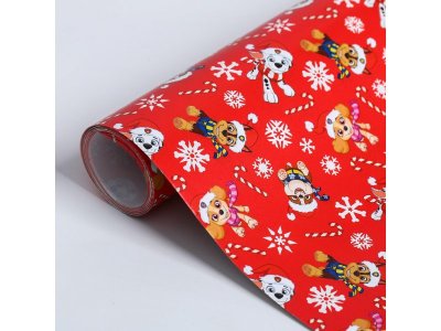 Бумага упаковочная Paw Patrol Щенячий патруль С Новым Годом! 70*100 см 1-00384844_3