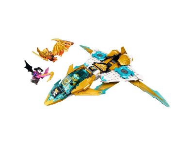 Конструктор LEGO Ninjago Реактивный самолёт Зейна Золотой дракон 71770 1-00385483_6