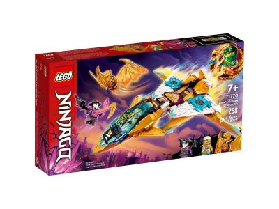 Конструктор LEGO Ninjago Реактивный самолёт Зейна Золотой дракон 71770 1-00385483_7
