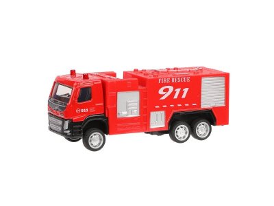 Игрушка Пламенный мотор, Пожарная машина 1:72 Volvo, 12 см 1-00253085_1
