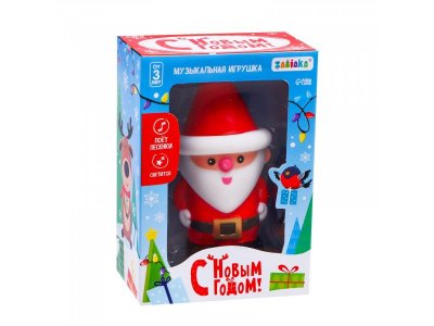 Игрушка музыкальная Zabiaka С новым годом Дед Мороз звук, свет 1-00384161_5