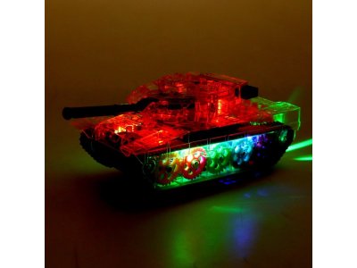Игрушка Huanggang Jiazhi Танк Шестерёнки, свет и звук, работает от батареек 1-00384194_4