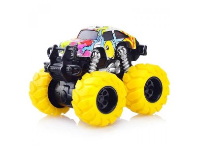 Игрушка Funky Toys Машинка гоночная die-cast 4*4, фрикционная, двойной реверс, 12 см 1-00356327_1