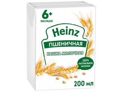 Кашка Heinz молочная жидкая пшеничная 200 мл 1-00385668_1