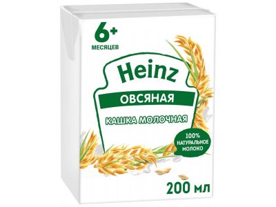 Кашка Heinz молочная жидкая овсяная 200 мл 1-00385670_1