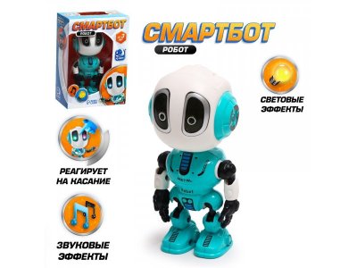 Робот IQ Bot Смартбот, реагирует на прикосновение, свет/звук 1-00385780_1