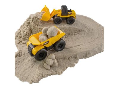 Кинетический песок Космический песок с машинками (грузовик и трактор) 2 кг 1-00385807_1