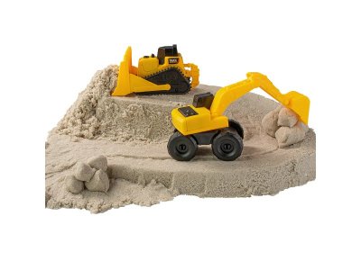 Кинетический песок Космический песок с машинками (бульдозер и экскаватор) 2 кг 1-00385808_1