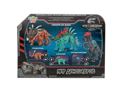 Игрушка KiddiePlay Фигурка динозавра - Пахицелафозавр, свет/звук 1-00385884_4