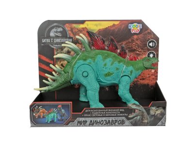 Игрушка KiddiePlay Фигурка динозавра - Стегозавр, свет/звук 1-00385886_6