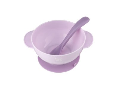 Набор посуды Roxy-Kids тарелка на присоске, крышка и ложка 1-00385946_2