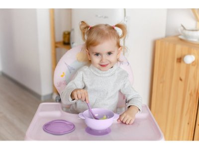 Набор посуды Roxy-Kids тарелка на присоске, крышка и ложка 1-00385946_12