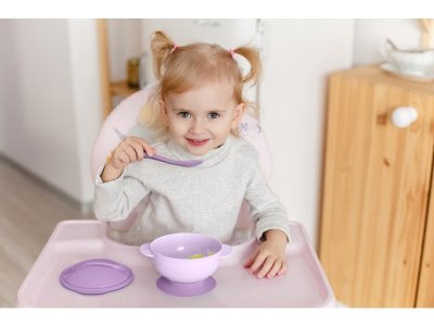 Набор посуды Roxy-Kids тарелка на присоске, крышка и ложка 1-00385946_11