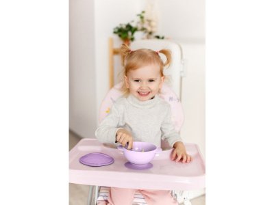 Набор посуды Roxy-Kids тарелка на присоске, крышка и ложка 1-00385946_13