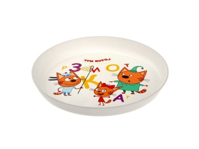 Набор посуды Roxy-Kids Три Кота Обучайка (тарелка, миска, стакан и ложка) 1-00385948_14