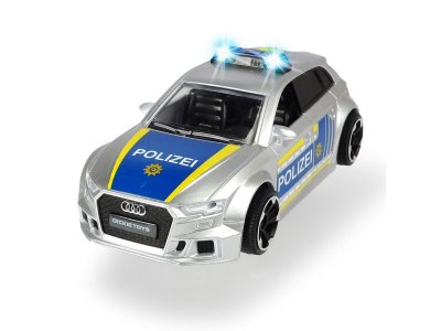 Машина Dickie Toys Полицейская машинка Audi RS3 фрикционная, свет/звук акс., 15 см 1-00356360_2