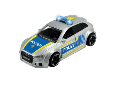 Машина Dickie Toys Полицейская машинка Audi RS3 фрикционная, свет/звук акс., 15 см 1-00356360_3