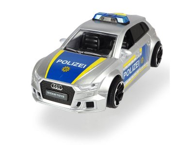 Машина Dickie Toys Полицейская машинка Audi RS3 фрикционная, свет/звук акс., 15 см 1-00356360_6