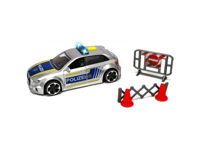 Машина Dickie Toys Полицейская машинка Audi RS3 фрикционная, свет/звук акс., 15 см 1-00356361_2