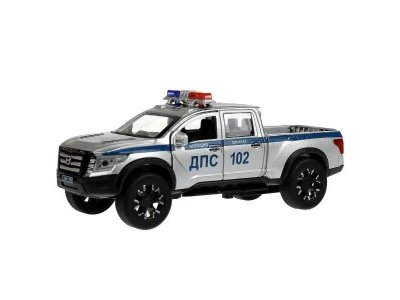 Модель Технопарк Машина Nissan Titan Полиция свет/звук, двери открываются, инерц., 12,5 см 1-00386325_6