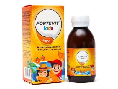 Сироп Fortevit Kids Мультивитаминный со вкусом апельсина 150 мл 1-00386557_1