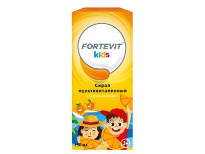 Сироп Fortevit Kids Мультивитаминный со вкусом апельсина 150 мл 1-00386557_2