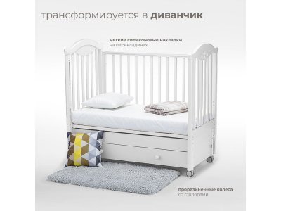 Кровать детская Nuovita Lusso swing продольный маятник 1-00278220_8