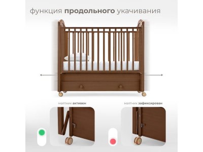 Кровать детская Nuovita Lusso swing продольный маятник 1-00278222_8