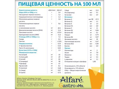Смесь Nestle Alfare Gastro HMO ACS030 сухая 400 г 1-00386960_17