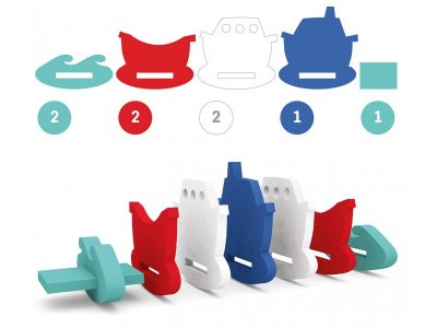 Игрушка-конструктор для купания El’BascoKids Кораблик 1-00387468_1