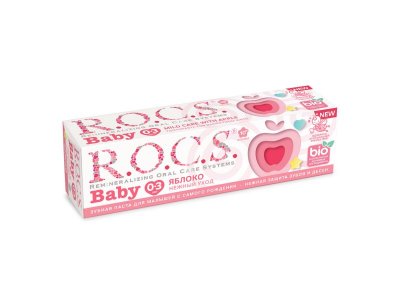 Зубная паста Rocs Baby Нежный уход Яблоко, 45 г 1-00265258_3