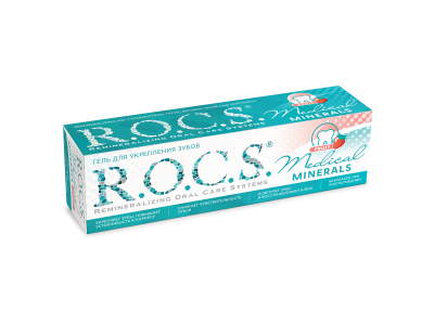 Гель Rocs Медикал для укрепления зубов Минералс Фрут, 45 г 1-00265267_1