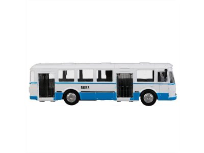 Модель Технопарк Автобус Лиаз-677 инерционный, 15 см 1-00387300_6