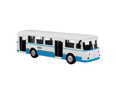 Модель Технопарк Автобус Лиаз-677 инерционный, 15 см 1-00387300_1