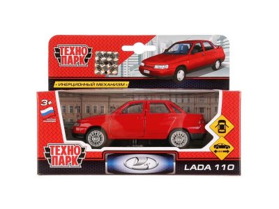 Модель Технопарк Машина Lada 110 инерционная, 12 см 1-00387302_2